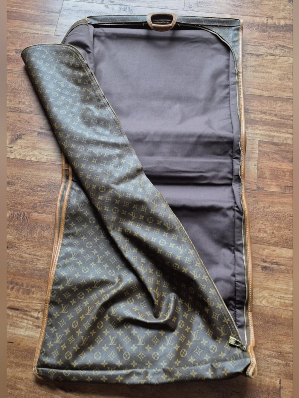 Vintage Louis Vuitton Monogram Garment Bag / Travel Suit Carrier - Picture 4 of 6